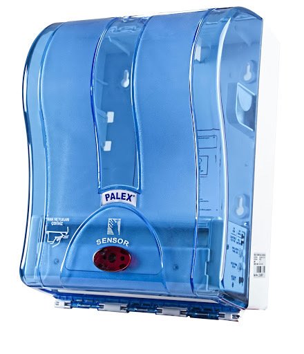 PALEX PRESTİJ OTOMATİK HAVLU DİSPENSERİ ŞEFFAF MAVİ