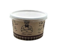 Paper Cup 16 Oz Kraft Karton Çorba Kasesi 16 Oz
