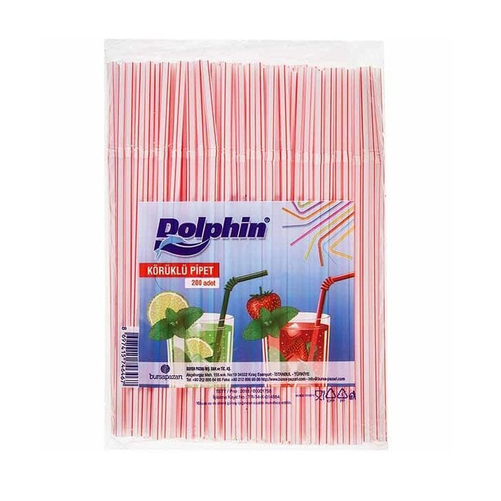 Dolphin Körüklü Pipet 200'Lü