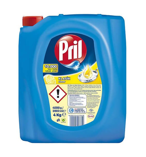 PRİL ELDE BULAŞIK YIKAMA DETERJANI 4 KG