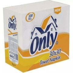 Only Home Yaprak Servis Peçete 100 Lü 30*30  Cm