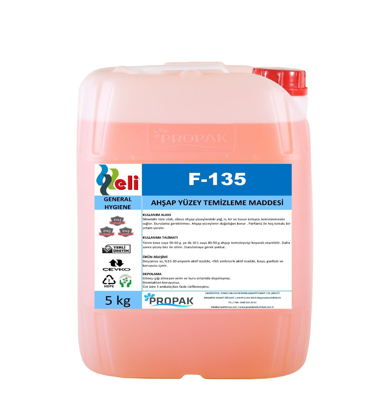 ELİ AHŞAP TEMİZLEYİCİ 5 KG