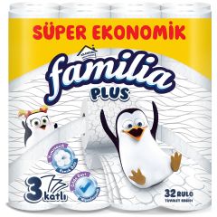 FAMİLİA PLUS TUVALET KAĞIDI 3 KATLI 32 Lİ