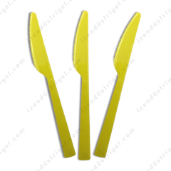 Nice Plastik Bıçak Sarı 25'Li