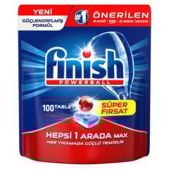 FİNİSH HEPSİ BİR ARADA BULAŞIK MAKİNASI TABLETİ 100 LÜ