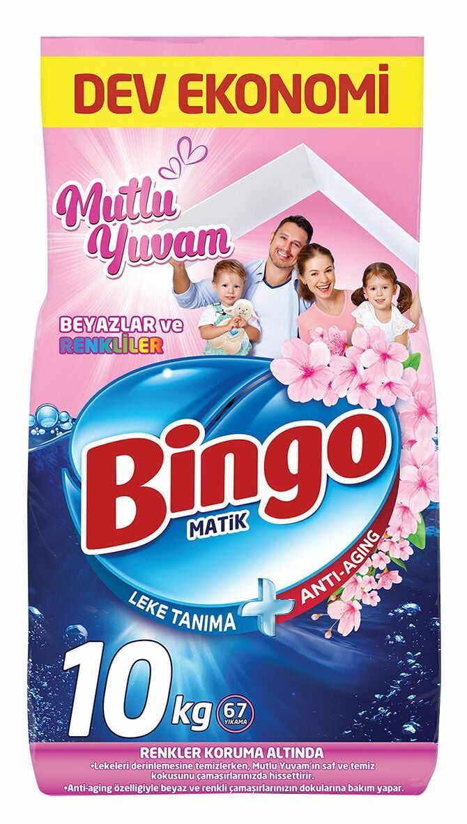 Bingo Matik Beyazlar Ve Renkliler 10 Kg