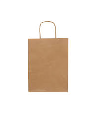 Kraft Burgu Saplı Çanta 18*8*24 Cm 1 Adet