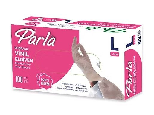 PARLA VİNİL PUDRASIZ MUAYENE ELDİVENİ PK:100