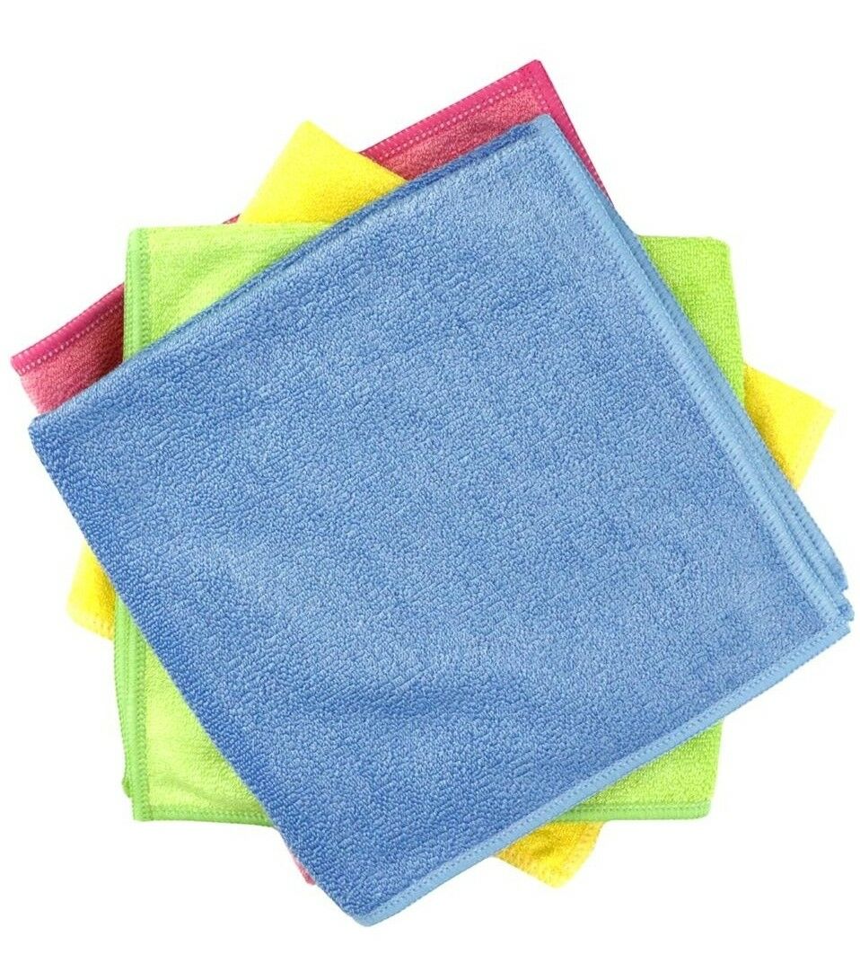 SİLVER MİCROFİBER TEMİZLİK BEZİ 4'LÜ 40*40 CM