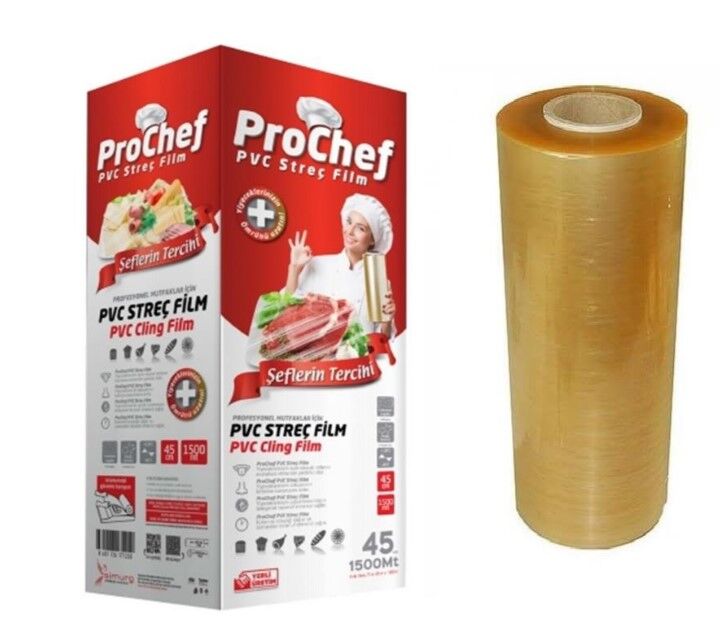 PROCHEF PVC STREÇ FİLM 45*150 METRE