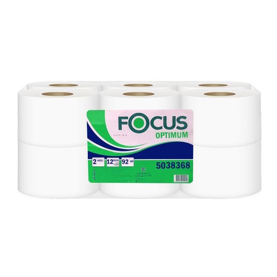 Focus Optımum Mini Jumbo Tuvalet Kağıdı 92 M 12'Li