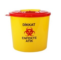ENFEKTE TIBBİ ATIK KOVASI 5 LT