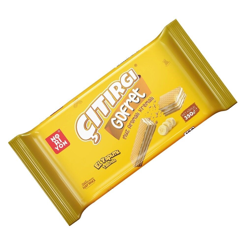 NORİYON ÇITIRGI MUZLU GOFRET 350 GR
