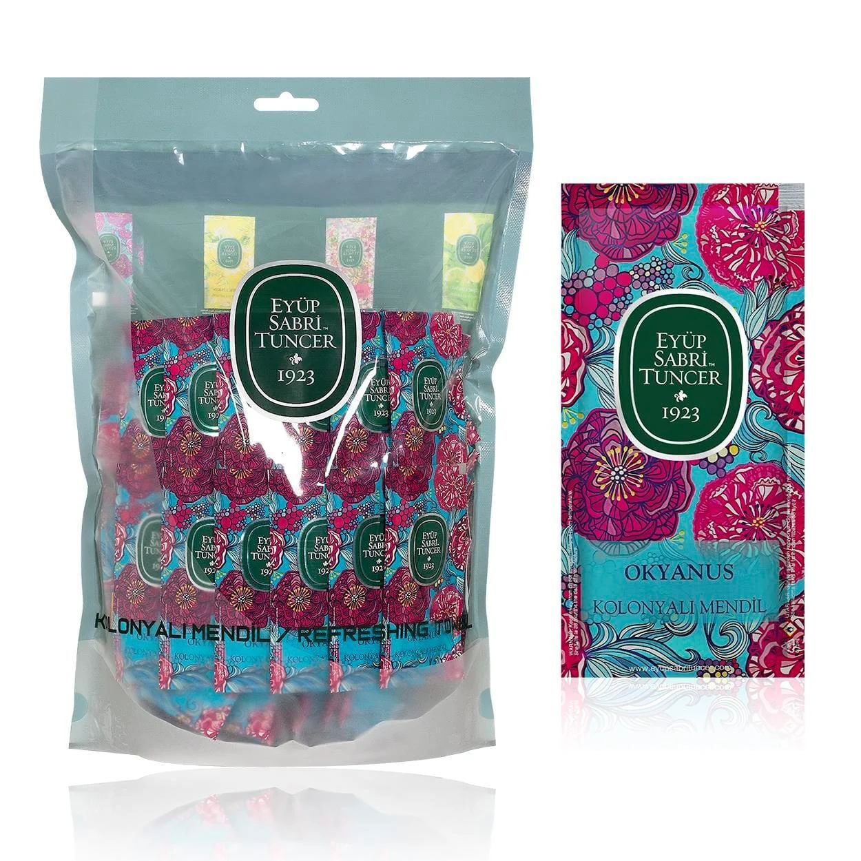 EYÜP SABRİ TUNCER 5*10 KOLONYALI MENDİL OKYANUS