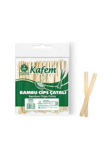 KAFEM BAMBU CİPS ÇATALI 9 CM