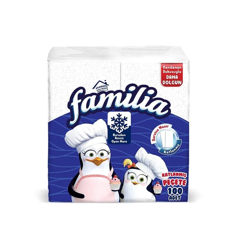 FAMİLİA GARSON KATLAMA PEÇETE 30*30 CM