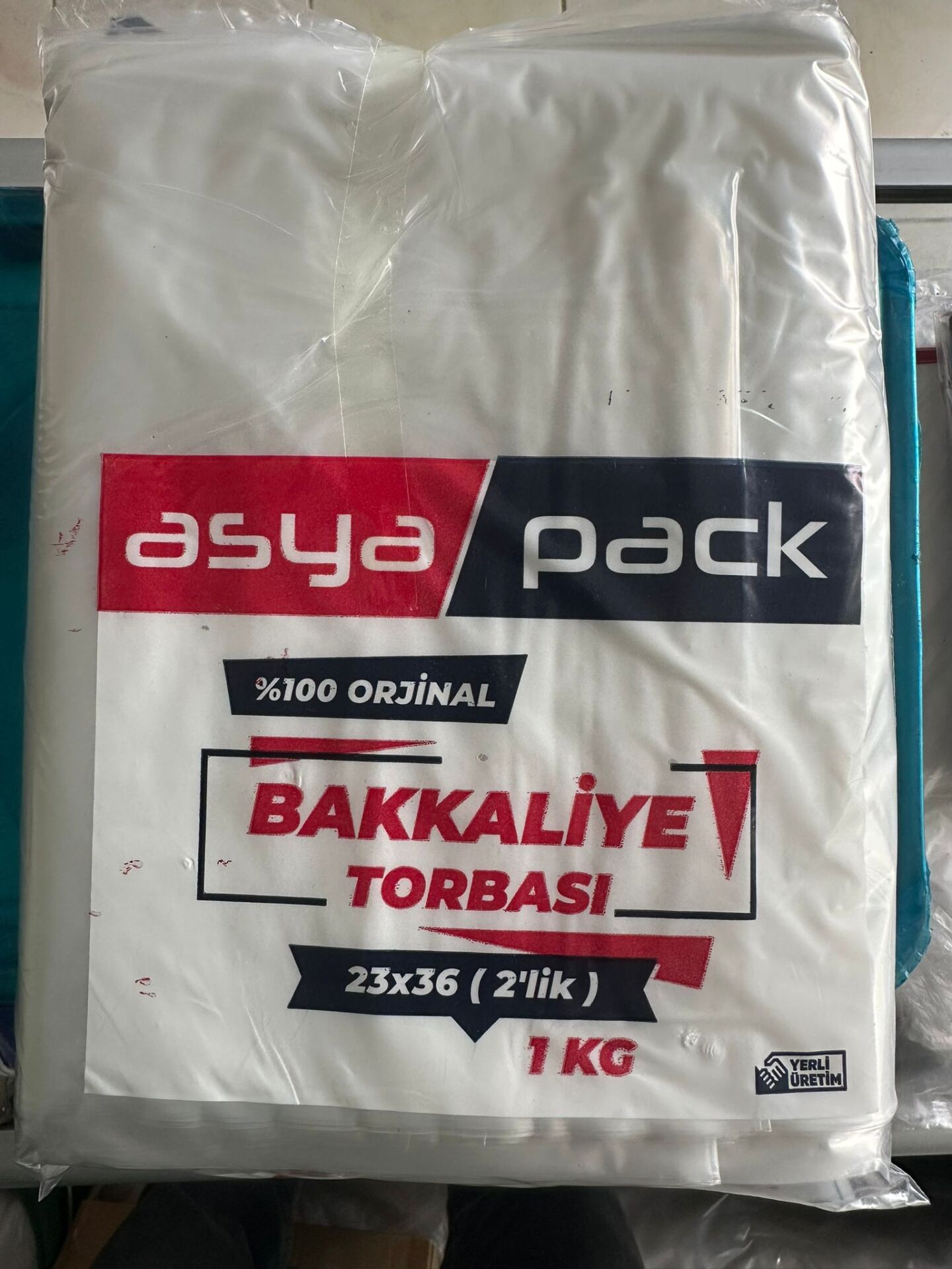 ASYA PACK NAYLON TORBA 1 KG 2'LİK