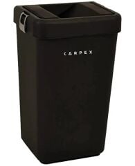 CARPEX KAPAKLI ÇÖP KOVASI 40 LT SİYAH