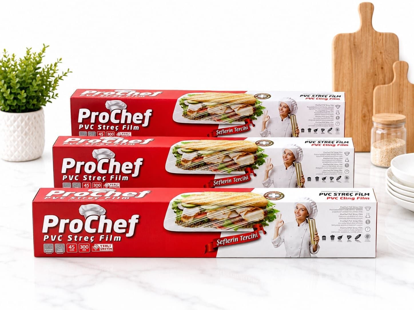 PROCHEF PVC STREÇ FİLM 45*300 M