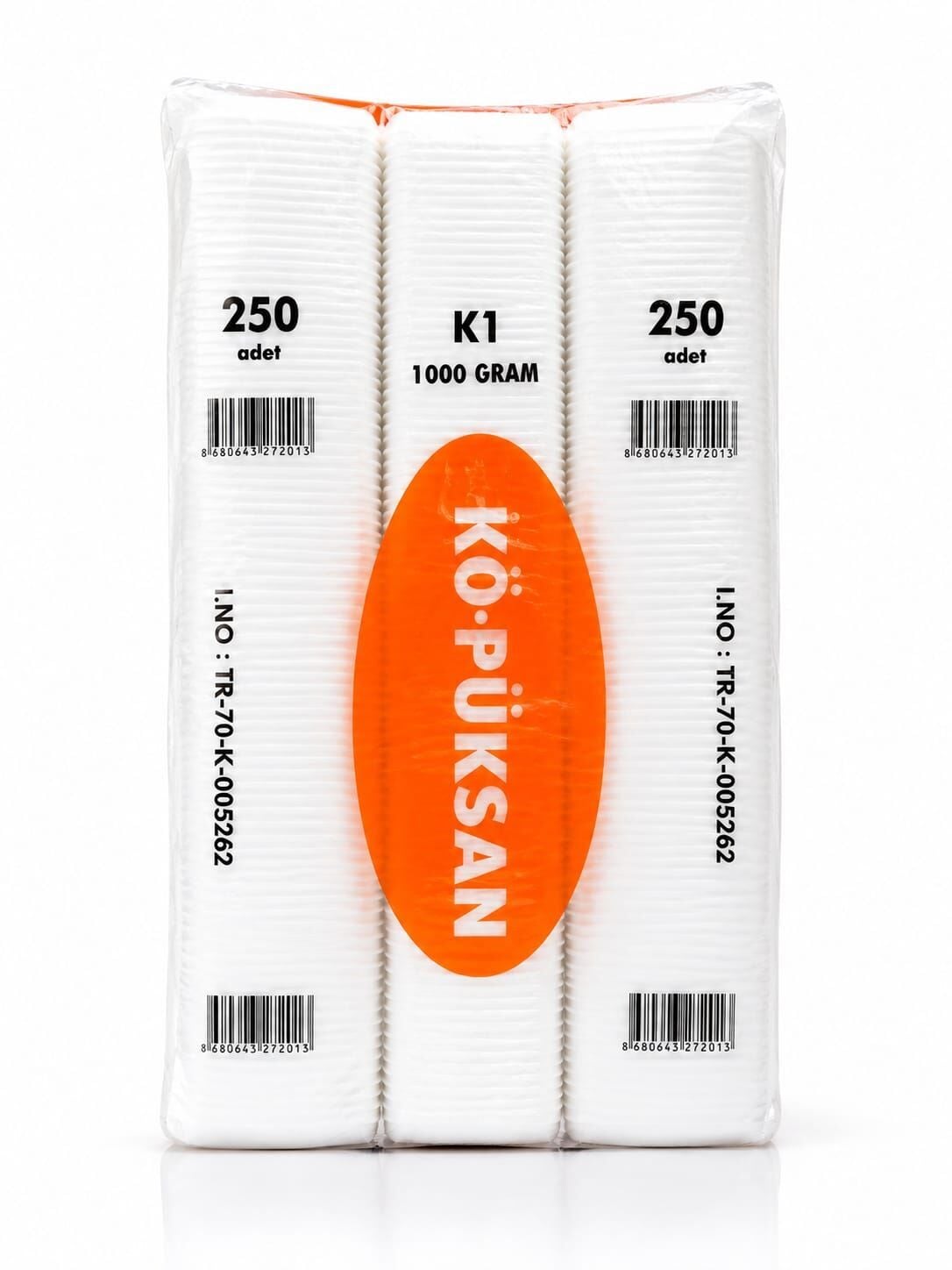 KÖPÜKSAN 1000 GR KÖPÜK TABAK 250'Lİ