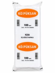 KÖPÜKSAN 3 GÖZ KAPAKLI KÖPÜK TABİLDOT 100'LÜ