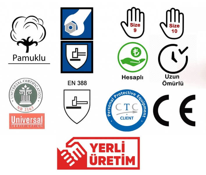 MYSTAR NİTRİL TAM KAPLI İŞÇİ ELDİVENİ
