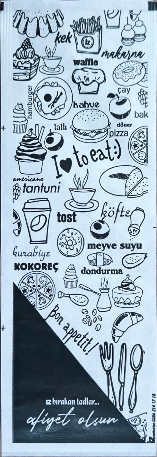 İZ BIRAKAN TADLAR ÇATAL BIÇAK KILIFI SÜLFİT BASKI